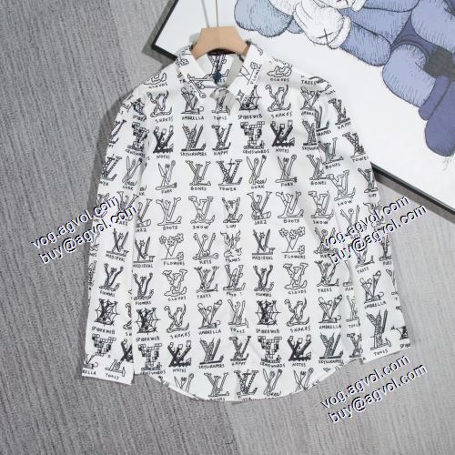 高級感ある 2021春夏 ルイ ヴィトン LOUIS VUITTON 長袖シャツ 2色可選 LOUIS VUITTONスーパーコピー 激安