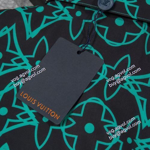 ファション性の高い 2021春夏 ルイ ヴィトン LOUIS VUITTON 長袖シャツ ヴィトン シャツ コピー LVワックスオーバーサイズビジネスシャツ