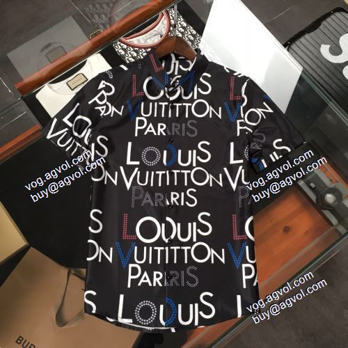 2021春夏 お洒落に魅せる ルイ ヴィトン LOUIS VUITTON 半袖シャツ 2色可選 ルイ ヴィトンコピー ブランド コスパ最高のプライス