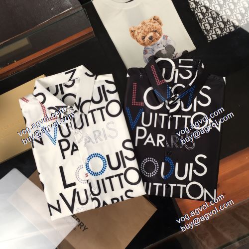 2021春夏 お洒落に魅せる ルイ ヴィトン LOUIS VUITTON 半袖シャツ 2色可選 ルイ ヴィトンコピー ブランド コスパ最高のプライス