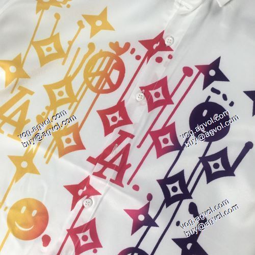 スタイリッシュな印象 2色可選 半袖シャツ ルイ ヴィトンブランド 偽物 通販 2021春夏 ルイ ヴィトン LOUIS VUITTON