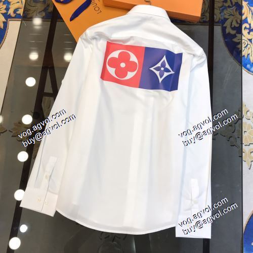 長袖シャツ 2021春夏 ルイ ヴィトン LOUIS VUITTON デザイン性の高い 2色可選 ルイ ヴィトン偽物ブランド