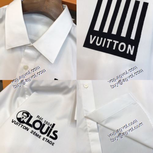 長袖シャツ 2021春夏 ルイ ヴィトン LOUIS VUITTON デザイン性の高い 2色可選 ルイ ヴィトン偽物ブランド