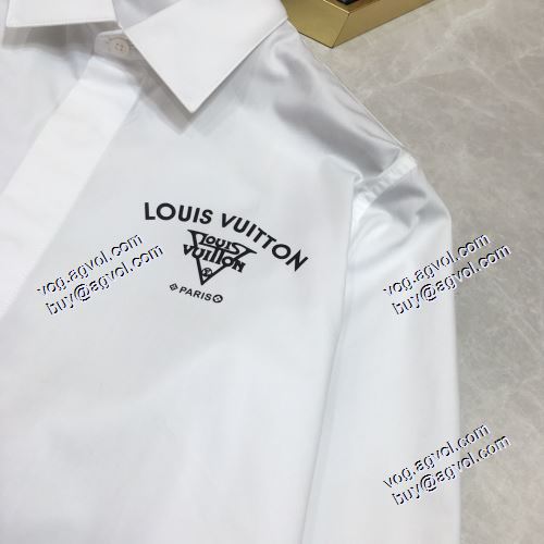 大好評 2021春夏 長袖シャツ 2色可選 ルイ ヴィトン LOUIS VUITTON ルイ ヴィトンスーパーコピー  ランキング