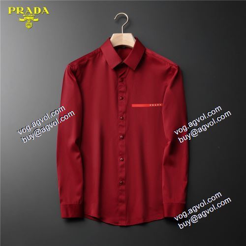 2021春夏 ファッション 人気 プラダ PRADA 長袖シャツ 6色可選 PRADAコピー ブランド 風合いが出る