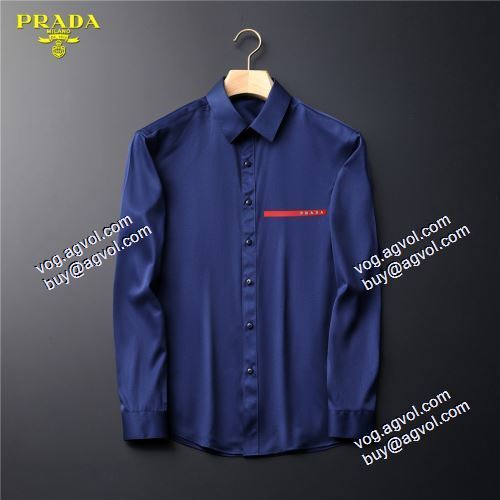 2021春夏 ファッション 人気 プラダ PRADA 長袖シャツ 6色可選 PRADAコピー ブランド 風合いが出る