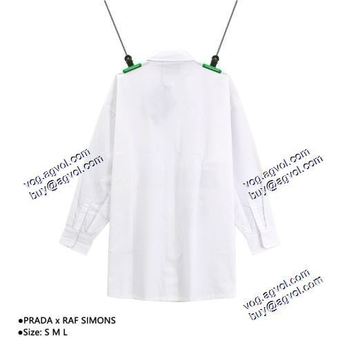 2021春夏 プラダ PRADA PRADA x RAF SIMONS 長袖シャツ プラダスーパーコピー 魅力ファッション 高級感ある