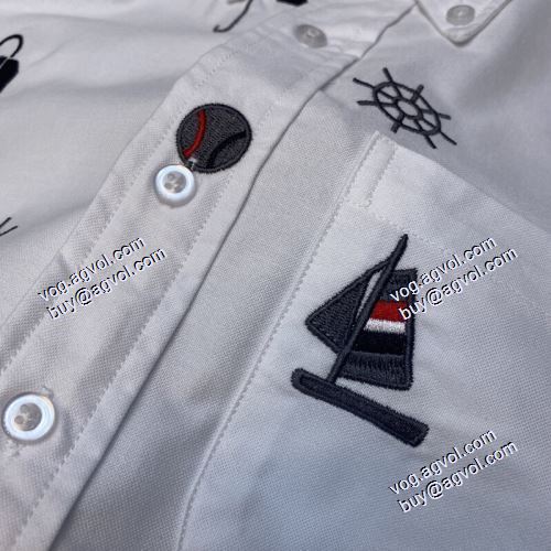 2021春夏 トムブラウン THOM BROWNE 高級感ある 長袖シャツ 2色可選 THOM BROWNEコピーブランド 早くも完売している 流行に関係なく長年愛用できる