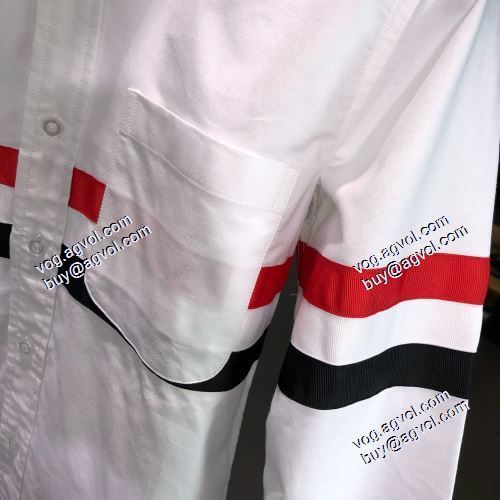着心地抜群 2021春夏 トムブラウン THOM BROWNE 長袖シャツ THOM BROWNEスーパーコピー れに絶大な人気の