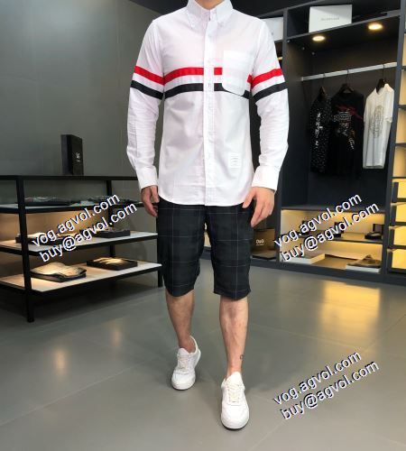 着心地抜群 2021春夏 トムブラウン THOM BROWNE 長袖シャツ THOM BROWNEスーパーコピー れに絶大な人気の
