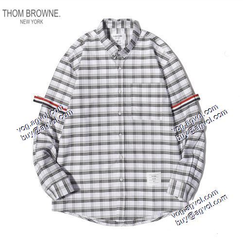 2021春夏 人気ブランド トムブラウン THOM BROWNE 長袖シャツ トムブラウンスーパーコピー 激安 大人気アイテム！入手困難
