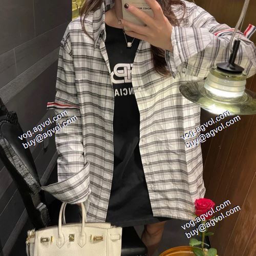 2021春夏 人気ブランド トムブラウン THOM BROWNE 長袖シャツ トムブラウンスーパーコピー 激安 大人気アイテム！入手困難