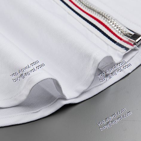 上品な輝きを放つ形 2021春夏 トムブラウン THOM BROWNE 長袖シャツ トムブラウンブランド 偽物 通販 4-BAR ファスナー オックスフォードシャツ