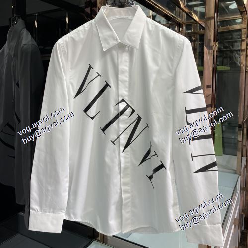 2021春夏 スタイリッシュな印象 ヴァレンティノ VALENTINO 長袖シャツ 2色可選 VALENTINOスーパーコピー