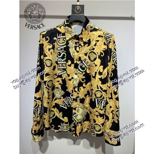 2021春夏 美品！ヴェルサーチVERSACE 長袖シャツ VERSACEブランド 偽物 通販 完成度の高い逸品