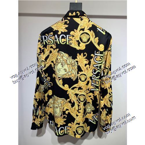 2021春夏 美品！ヴェルサーチVERSACE 長袖シャツ VERSACEブランド 偽物 通販 完成度の高い逸品