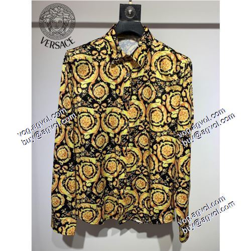 2021春夏 コスパ最高のプライス ヴェルサーチVERSACE 長袖シャツ VERSACE偽物ブランド