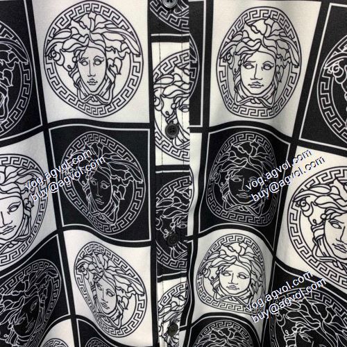 人気 ランキング ヴェルサーチVERSACE 2021春夏 長袖シャツ ヴェルサーチコピー 個性的でファッション的なプリントデザインで 細工が行き届いています
