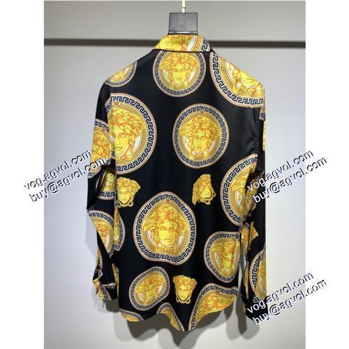 長く愛用できる 2021春夏 ヴェルサーチVERSACE 長袖シャツ ヴェルサーチ偽物ブランド 細工が細かい，品質保証