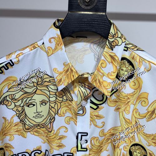 2021春夏 ヴェルサーチVERSACE 長袖シャツ 定番のアイテム ヴェルサーチスーパーコピー 超激得品質保証
