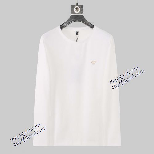 長袖Tシャツ ラウンドネック 2色可選 2021秋冬 アルマーニ ARMANI 快適な着心地 魅力ファッション EMPORIO ARMANIコピー ブランド