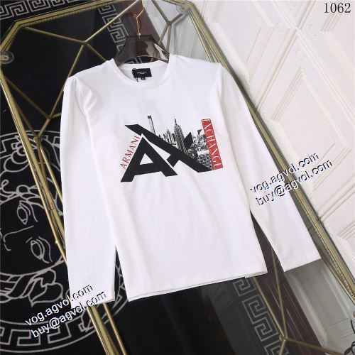 長袖Tシャツ オリジナル 3色可選 2021秋冬 アルマーニ ARMANI  EMPORIO ARMANIスーパーコピー 高級感ある
