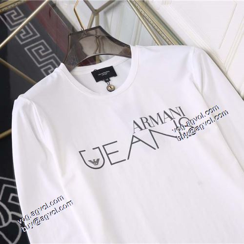 人気商品登場 EMPORIO ARMANIブランド コピー 2021秋冬 アルマーニ ARMANI 3色可選 長袖Tシャツ しわになりにくい