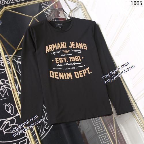 自分らしいスタイリング 長袖Tシャツ 3色可選 EMPORIO ARMANIスーパーコピー 人気新品★超特価★ 2021秋冬 アルマーニ ARMANI
