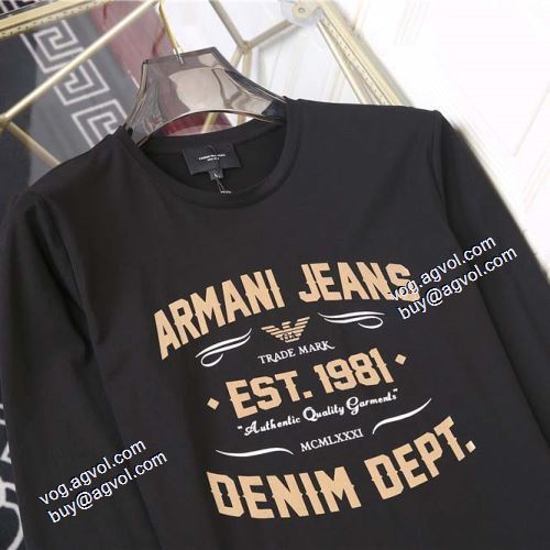 自分らしいスタイリング 長袖Tシャツ 3色可選 EMPORIO ARMANIスーパーコピー 人気新品★超特価★ 2021秋冬 アルマーニ ARMANI