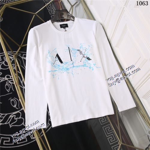 2021秋冬 アルマーニ ARMANI 長袖Tシャツ 3色可選 ラウンドネック オリジナル 上品上質 EMPORIO ARMANIコピー ブランド
