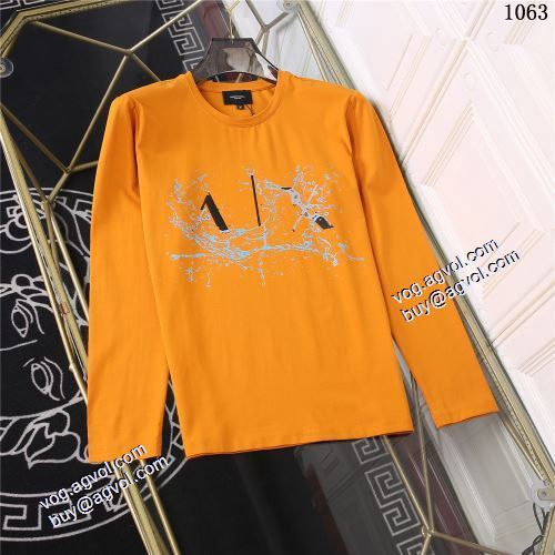 2021秋冬 アルマーニ ARMANI 長袖Tシャツ 3色可選 ラウンドネック オリジナル 上品上質 EMPORIO ARMANIコピー ブランド