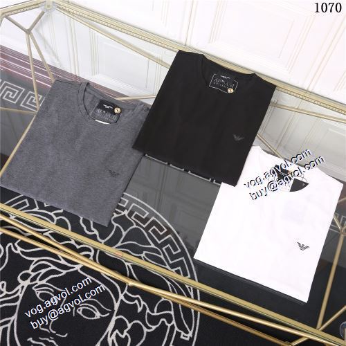 2021秋冬 アルマーニ ARMANI 3色可選 長袖Tシャツ EMPORIO ARMANIコピーブランド シンプル 選べる極上