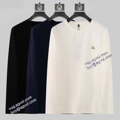 3色可選 長袖Tシャツ ラウンドネック バーバリーブランド コピー 人気販売中 2021秋冬バーバリー BURBERRY