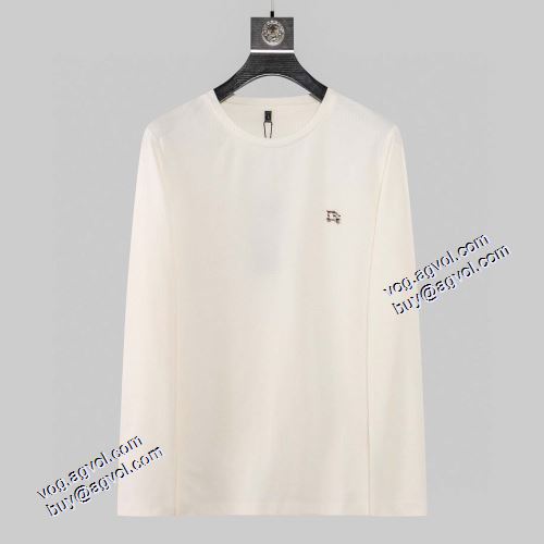 3色可選 長袖Tシャツ ラウンドネック バーバリーブランド コピー 人気販売中 2021秋冬バーバリー BURBERRY