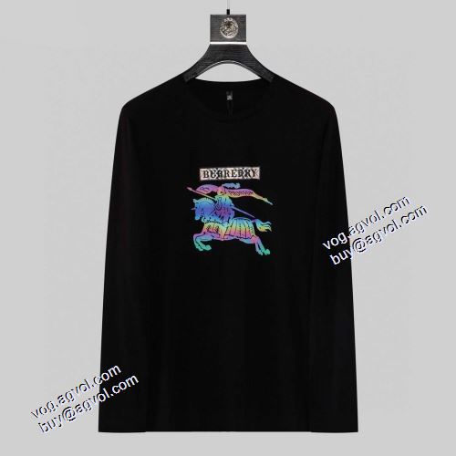 長袖Tシャツ 3色可選 お洒落に魅せる バーバリースーパーコピ 先行販売 2021秋冬バーバリー BURBERRY