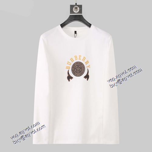 2021秋冬バーバリー BURBERRY 長袖Tシャツ 2色可選 肌に馴染みやすい 豊富なサイズ バーバリーコピー ブランド