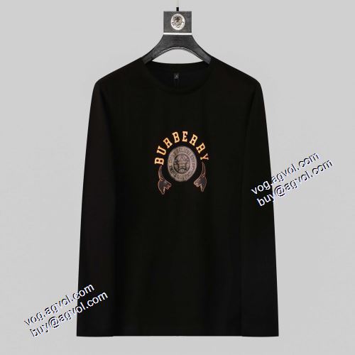 2021秋冬バーバリー BURBERRY 長袖Tシャツ 2色可選 肌に馴染みやすい 豊富なサイズ バーバリーコピー ブランド