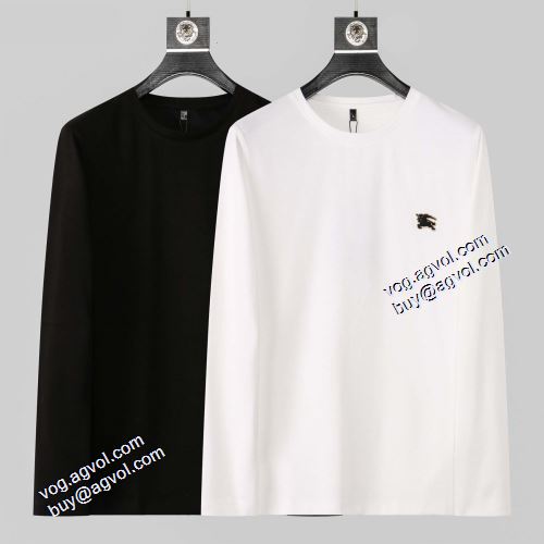 2色可選 長袖Tシャツ 2021秋冬バーバリー BURBERRY 希少価値大 バーバリースーパーコピー 激安 カッコいい印象を付ける
