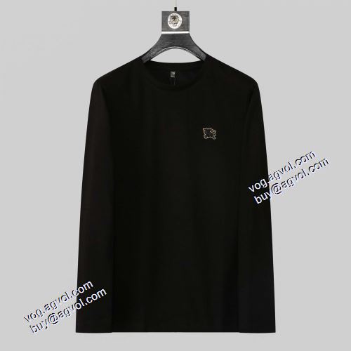 2色可選 長袖Tシャツ 2021秋冬バーバリー BURBERRY 希少価値大 バーバリースーパーコピー 激安 カッコいい印象を付ける
