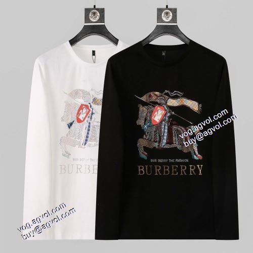 長袖Tシャツ オリジナル バーバリーコピーブランド  2色可選 高品質 人気 2021秋冬バーバリー BURBERRY