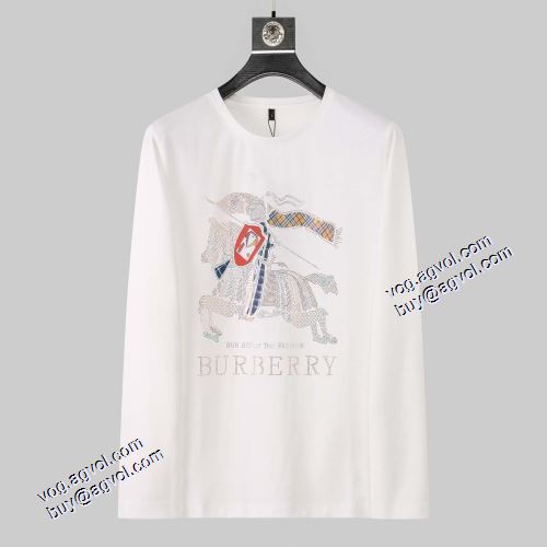 長袖Tシャツ オリジナル バーバリーコピーブランド  2色可選 高品質 人気 2021秋冬バーバリー BURBERRY
