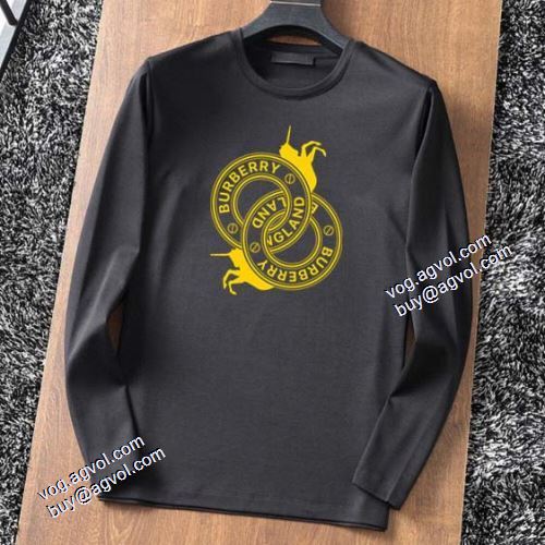 長袖Tシャツ 自然な肌触り 綺麗に決まるフォルム！ 2021秋冬バーバリー BURBERRY 2色可選 バーバリースーパーコピー