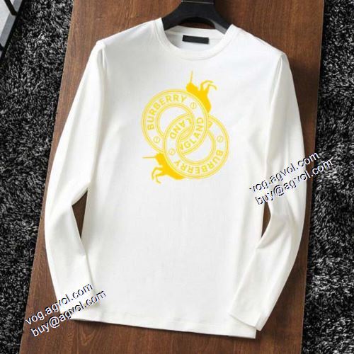 長袖Tシャツ 自然な肌触り 綺麗に決まるフォルム！ 2021秋冬バーバリー BURBERRY 2色可選 バーバリースーパーコピー