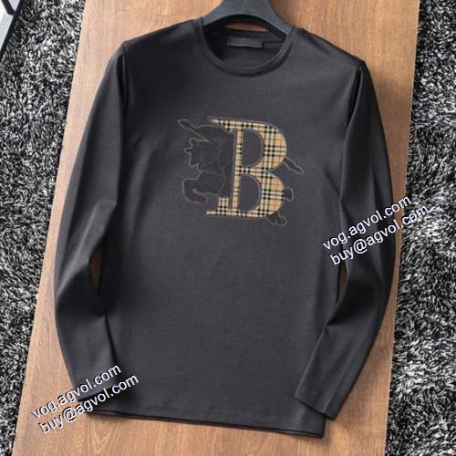 2色可選 長袖Tシャツ 柔らかい手触り バーバリーブランドスーパーコピー 2021秋冬バーバリー BURBERRY 個性的なデザ