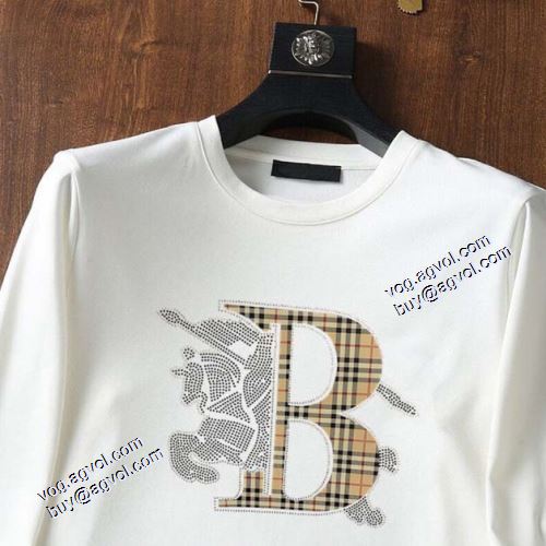 2色可選 長袖Tシャツ 柔らかい手触り バーバリーブランドスーパーコピー 2021秋冬バーバリー BURBERRY 個性的なデザ