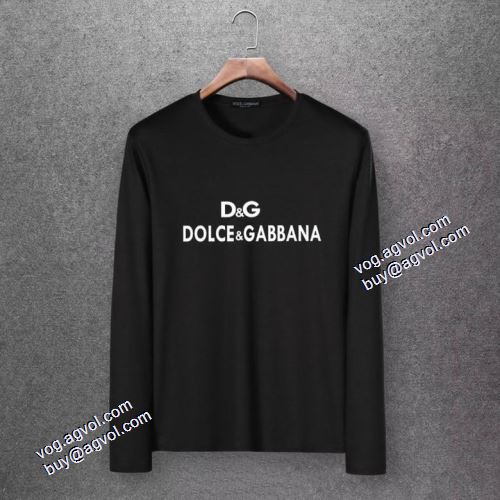 2021秋冬 ドルチェ＆ガッバーナ Dolce&Gabbana 6色可選 長袖Tシャツ シンプル 大絶賛の履き心地! ドルチェ ガッバーナコピー