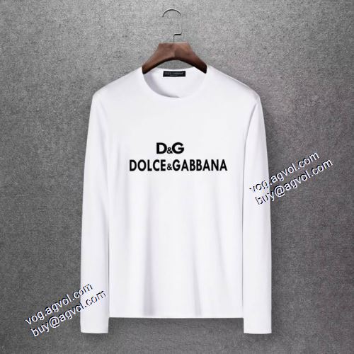 2021秋冬 ドルチェ＆ガッバーナ Dolce&Gabbana 6色可選 長袖Tシャツ シンプル 大絶賛の履き心地! ドルチェ ガッバーナコピー