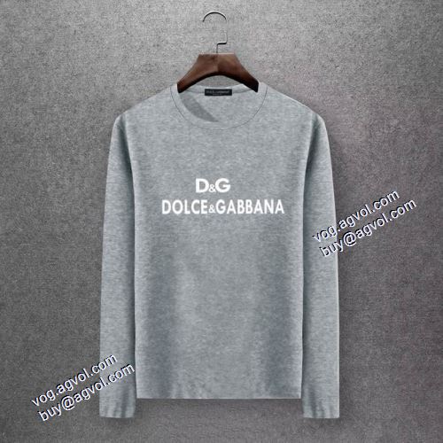 2021秋冬 ドルチェ＆ガッバーナ Dolce&Gabbana 6色可選 長袖Tシャツ シンプル 大絶賛の履き心地! ドルチェ ガッバーナコピー