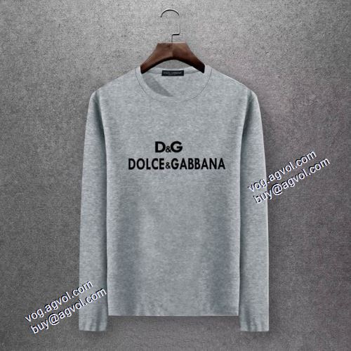 2021秋冬 ドルチェ＆ガッバーナ Dolce&Gabbana 6色可選 長袖Tシャツ シンプル 大絶賛の履き心地! ドルチェ ガッバーナコピー
