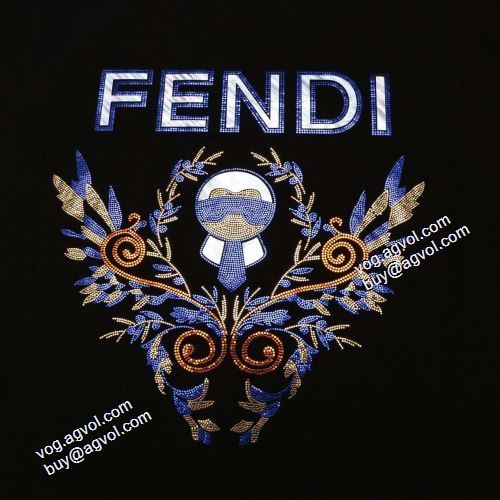 2色可選 2021秋冬 フェンディ FENDI 長袖Tシャツ 綿/コットン 今買い◎得 フェンディブランド コピー